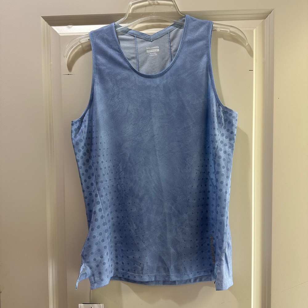 Women's Salomon Blue Sense Aero Tank Sleeveless Top